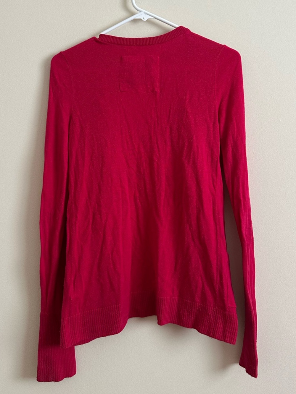 A&F Pink Ruffle Cardigan - Picture 2 of 5